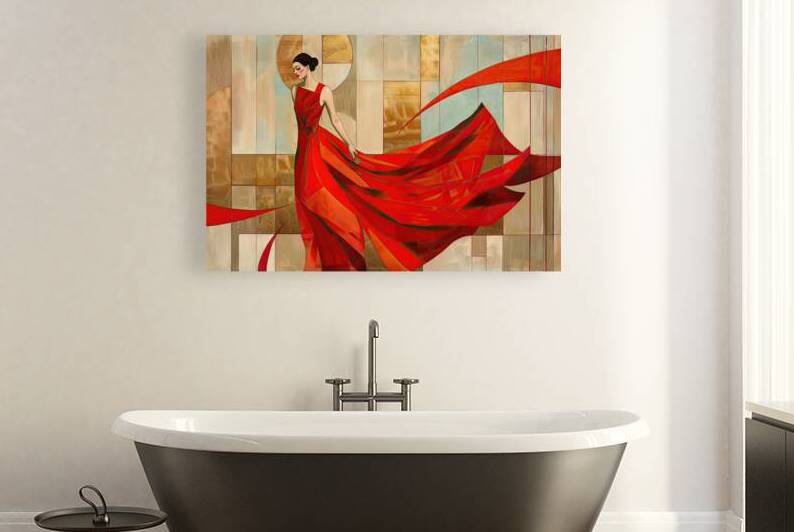 Crimson Dance 7H29P4 48 by Abstract Rebellion