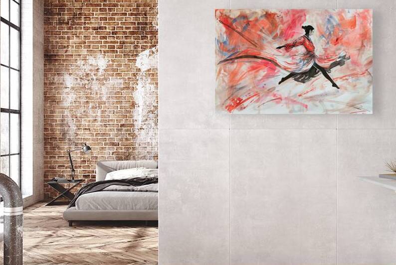 Crimson Dance Flow H3N5P2 52 by Abstract Rebellion