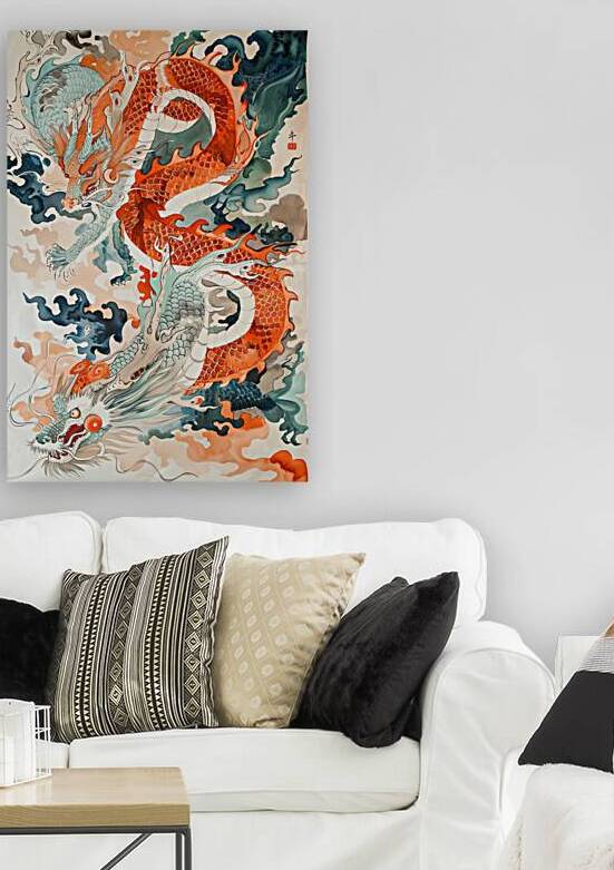 Crimson Dance of Dragons A7H2N9 45 by Abstract Rebellion