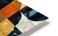 Geometric Harmony HD Metal print