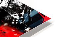 Red Splash HD Metal print