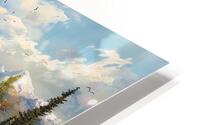 Tranquil Alpine Reflections HD Metal print