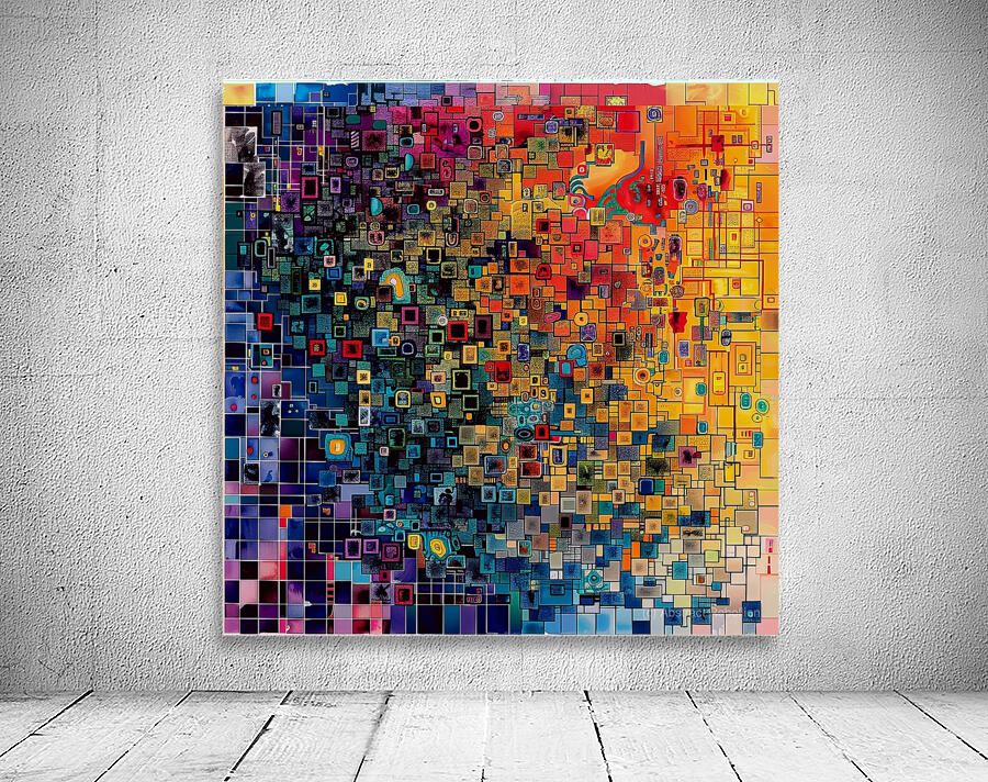 Digital Mosaic Wall Preview