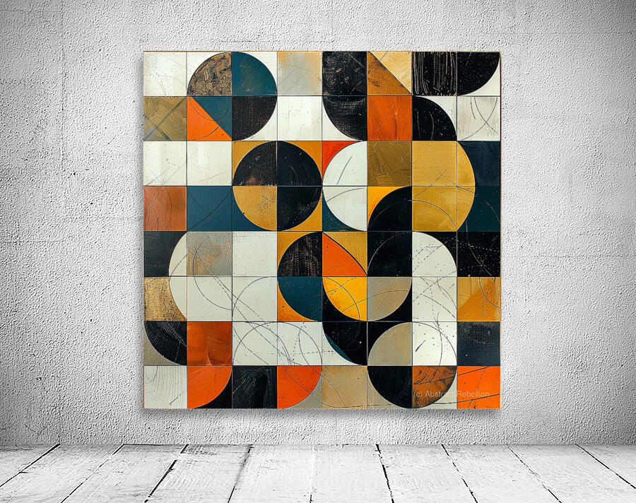 Geometric Harmony Wall Preview