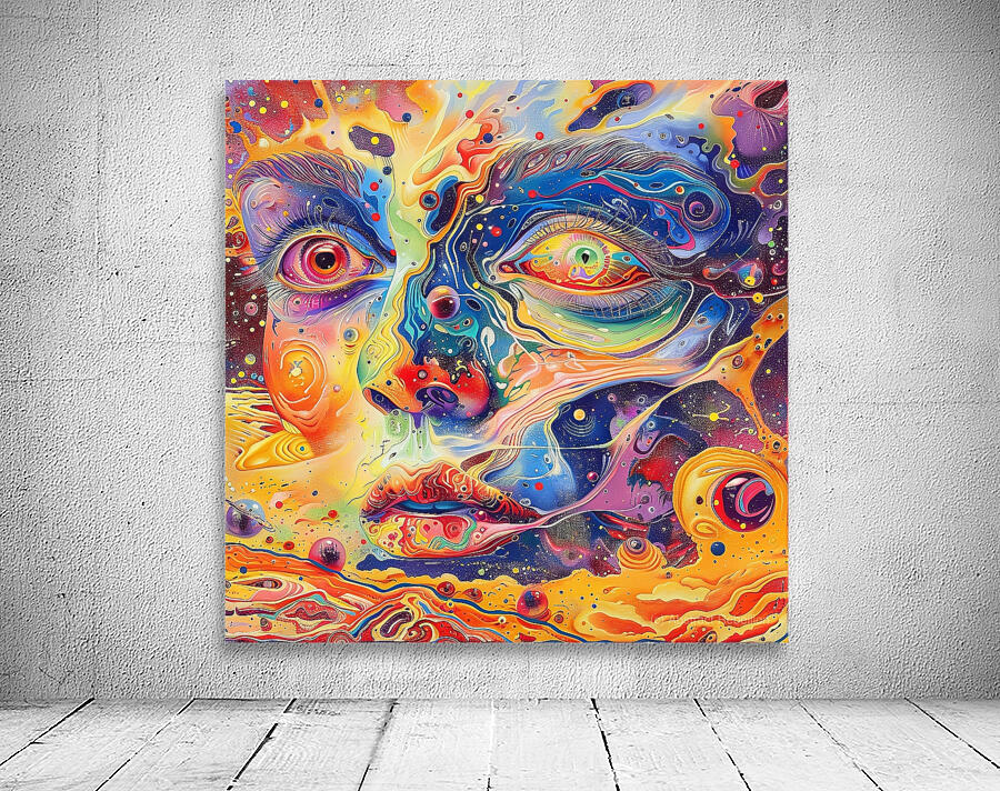 Cosmic Visage  Wall Preview