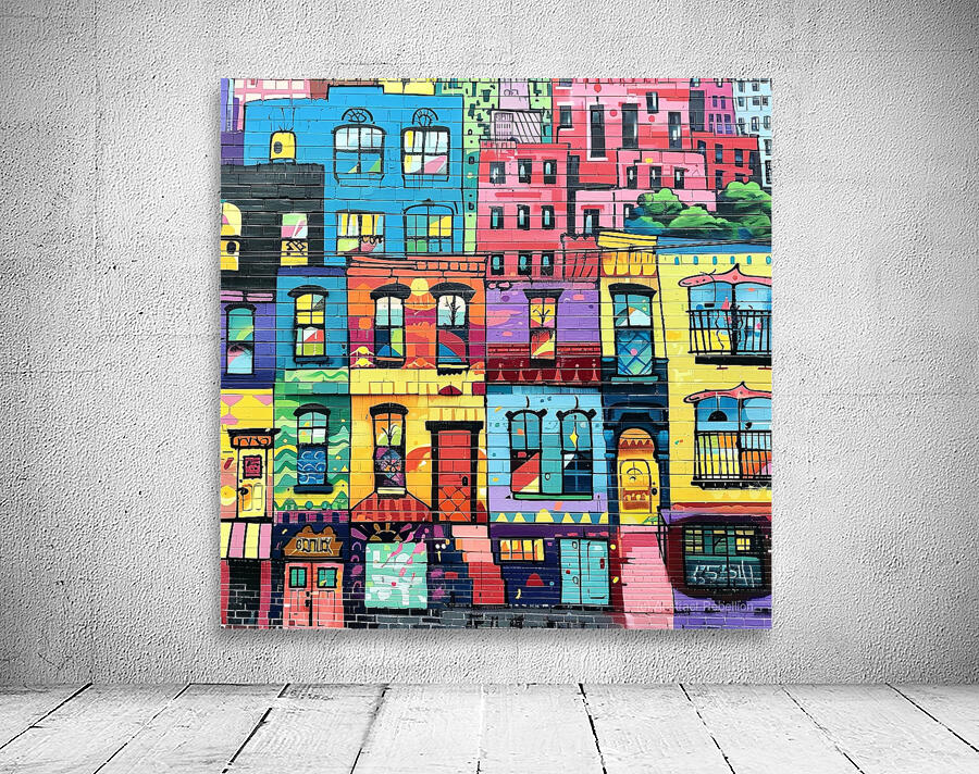 Urban Kaleidoscope Wall Preview