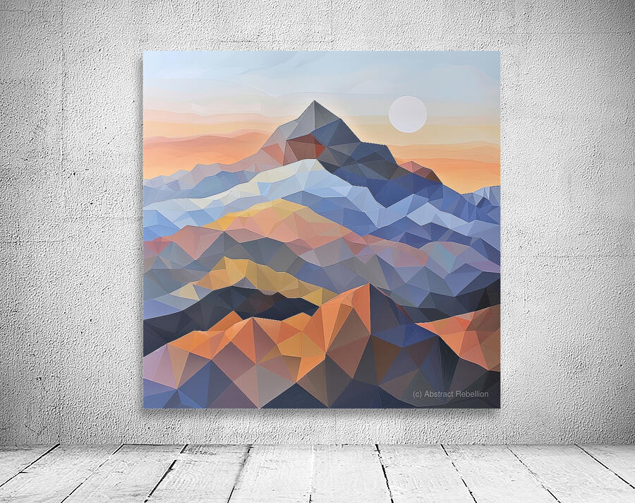 Geometric Horizons Wall Preview