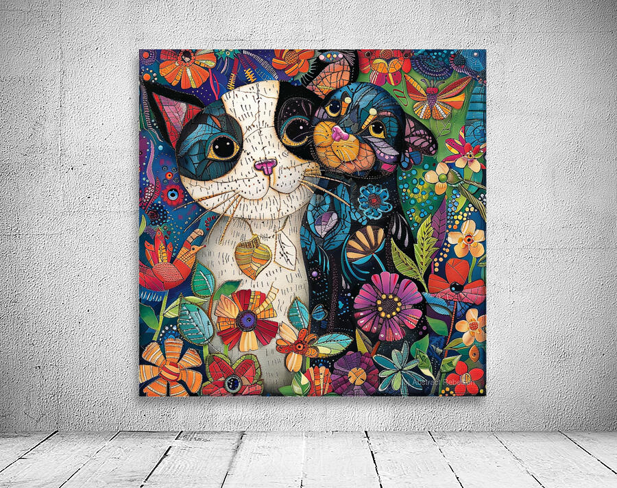 Feline Harmony Wall Preview