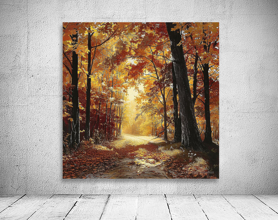 Golden Pathway Wall Preview