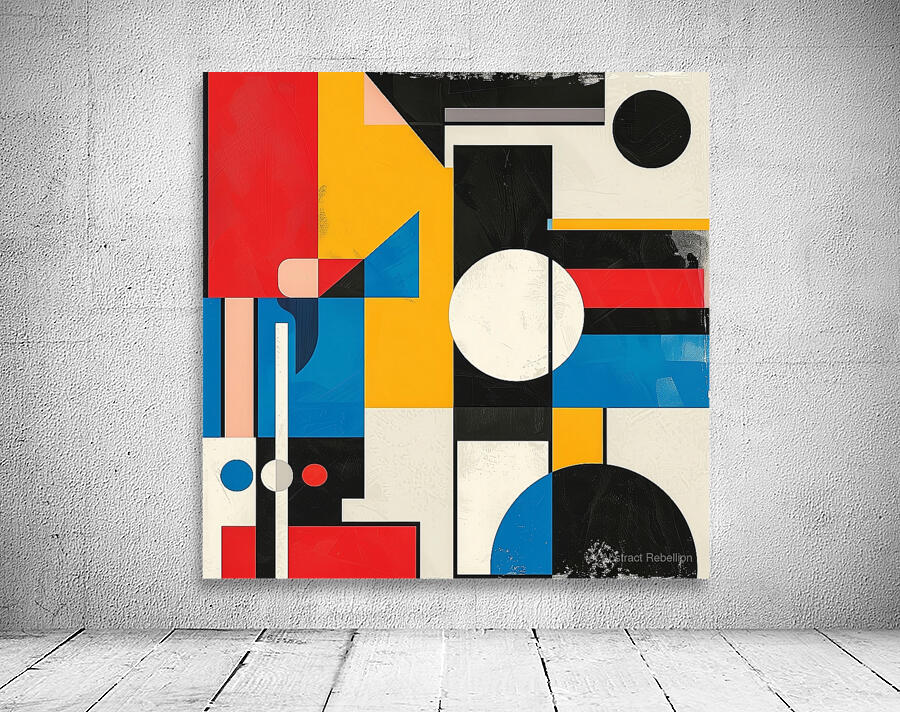 Geometric Harmony Wall Preview