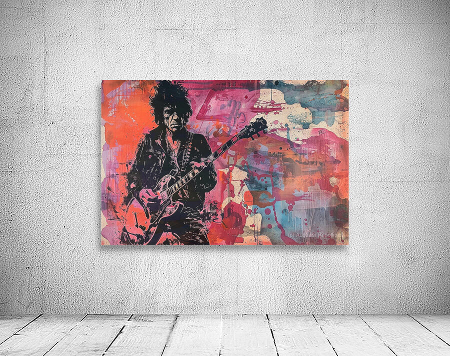 The Rock Rebellion of Keith Richards Wall Preview