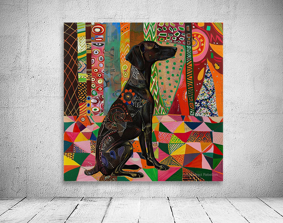 Canine Kaleidoscope Wall Preview