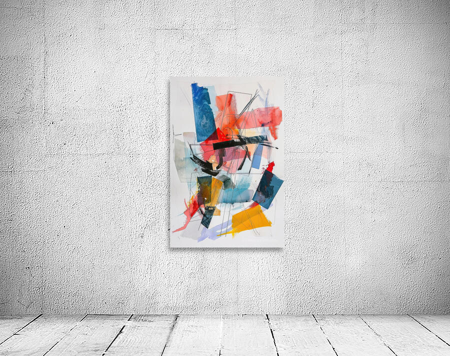 Abstract Composition 7H29PB 45 Wall Preview