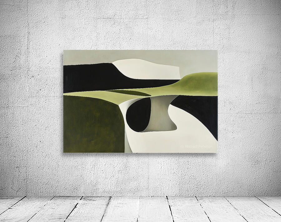 Abstract Forms Interplay 7P3H2N 58 Wall Preview