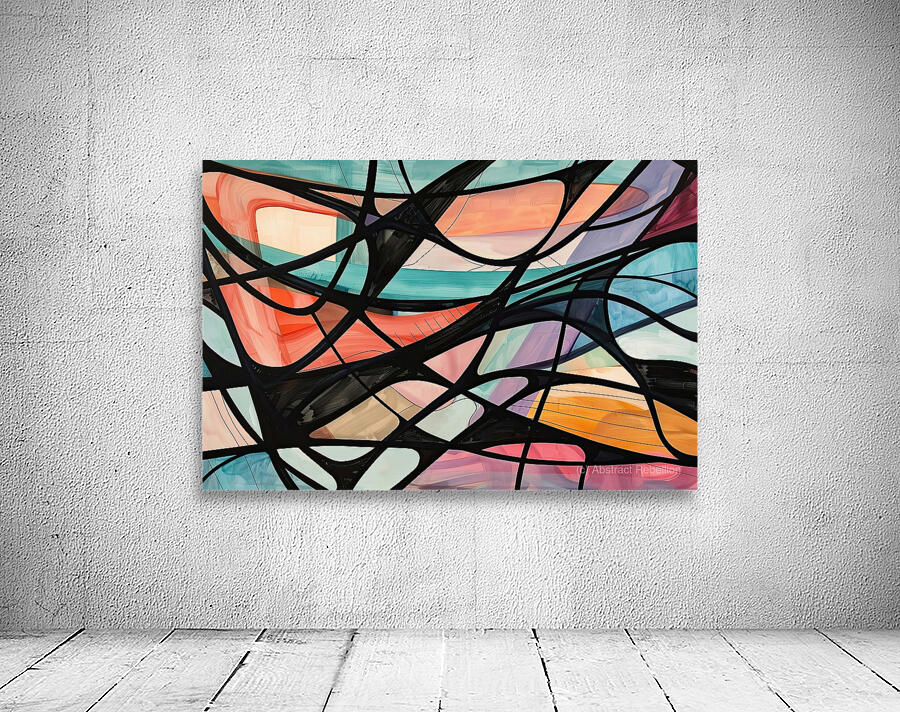 Abstract Intersections 7924B 45 Wall Preview
