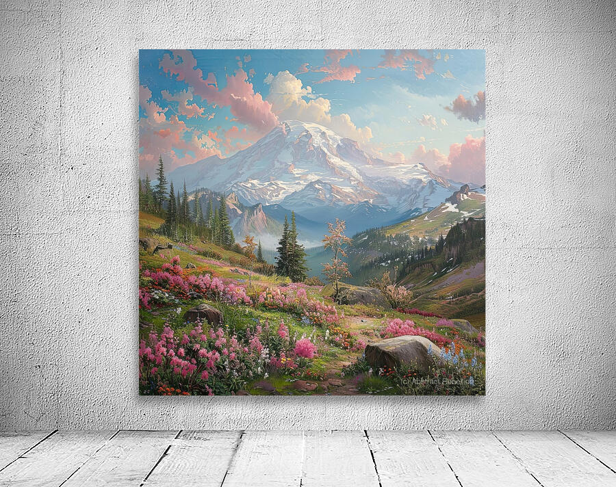 Alpine Bloom 7H29PZ 45 Wall Preview