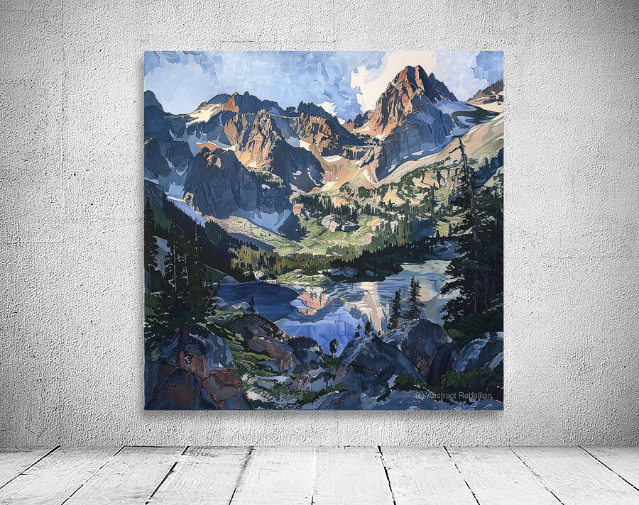 Alpine Reflection 8H29P7 48 Wall Preview