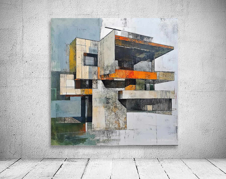 Architectural Study Orange 9P3N7J 55 Wall Preview