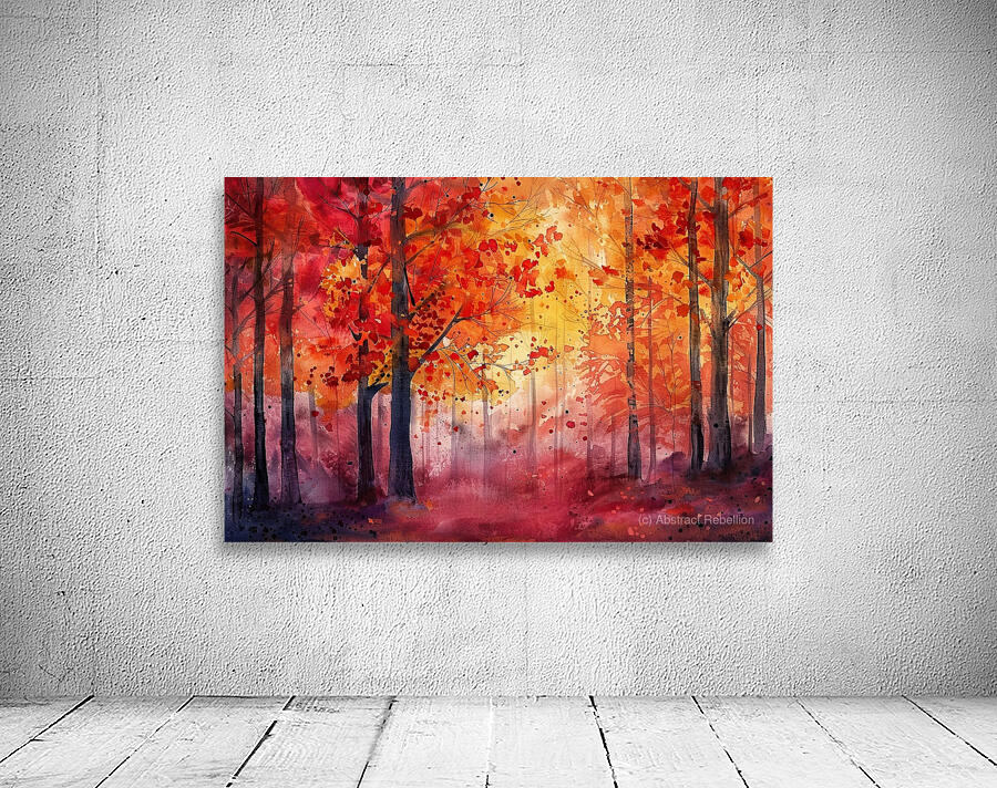 Autumn Forest Glow H2N9P4 57 Wall Preview