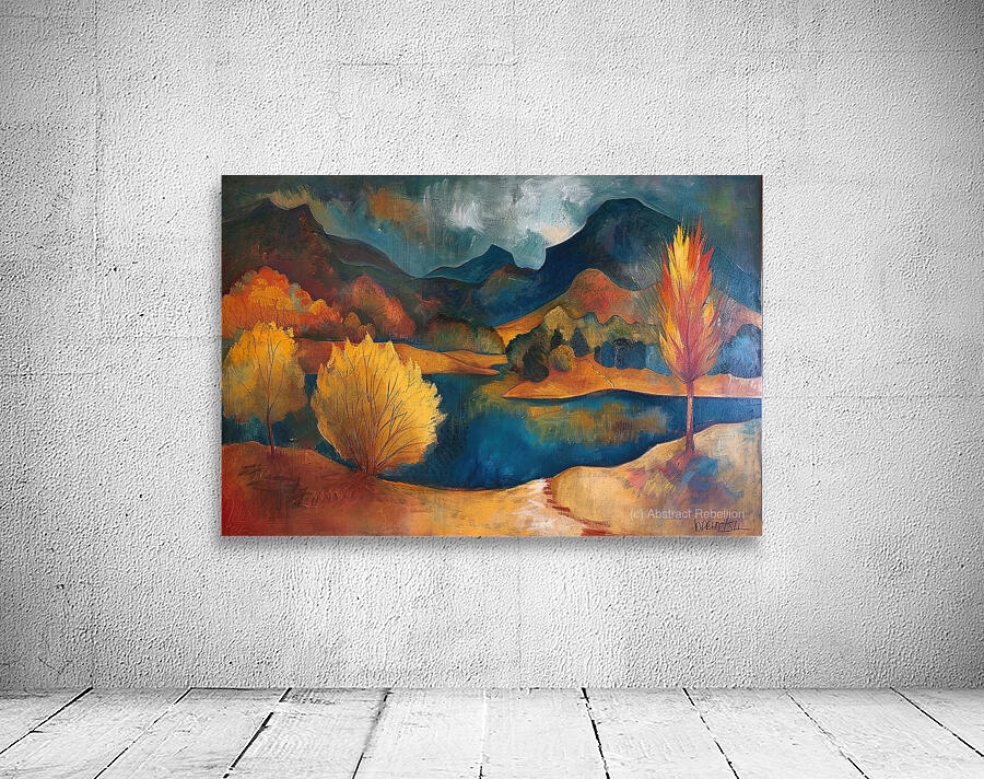 Autumn Lake Reverie H2N9P2 62 Wall Preview