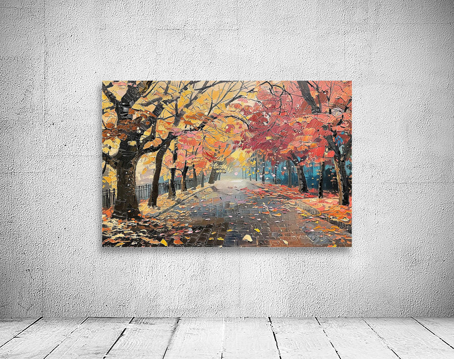 Autumn Pathway Serene 2H9N3Z 58 Wall Preview