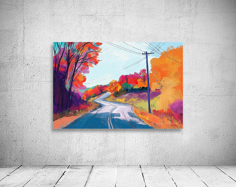 Autumn Road Ahead 9P3N4H 58 Wall Preview