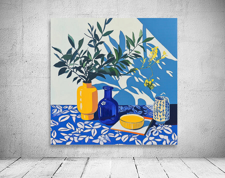 Azure Botanicals Still Life Y92H7D 60 Wall Preview