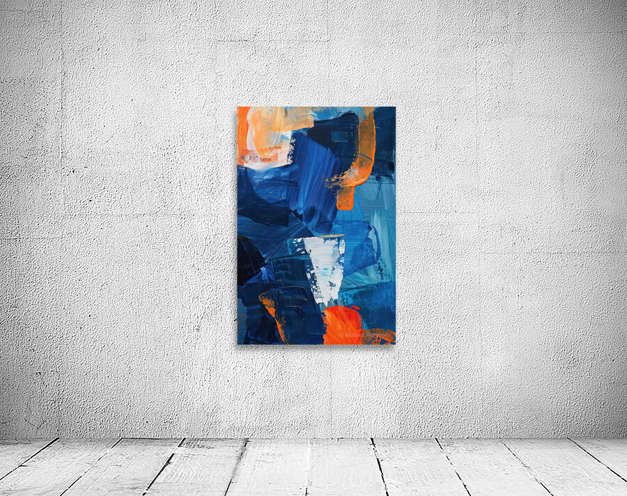 Azure Orange Currents H29PNZ 58 Wall Preview