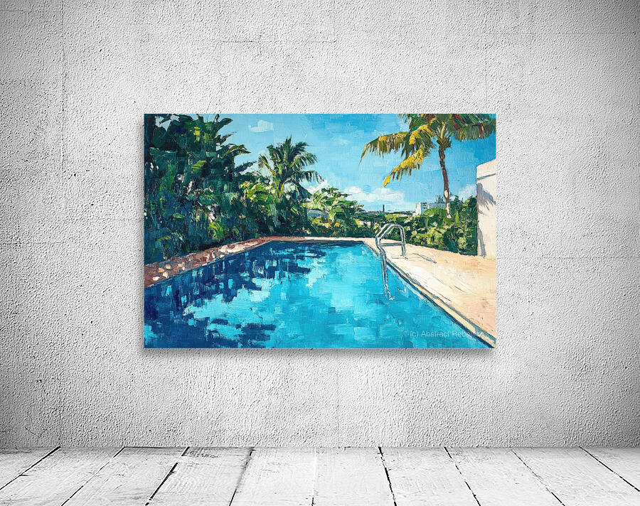 Azure Pool Reflections 7H3N2P 51 Wall Preview