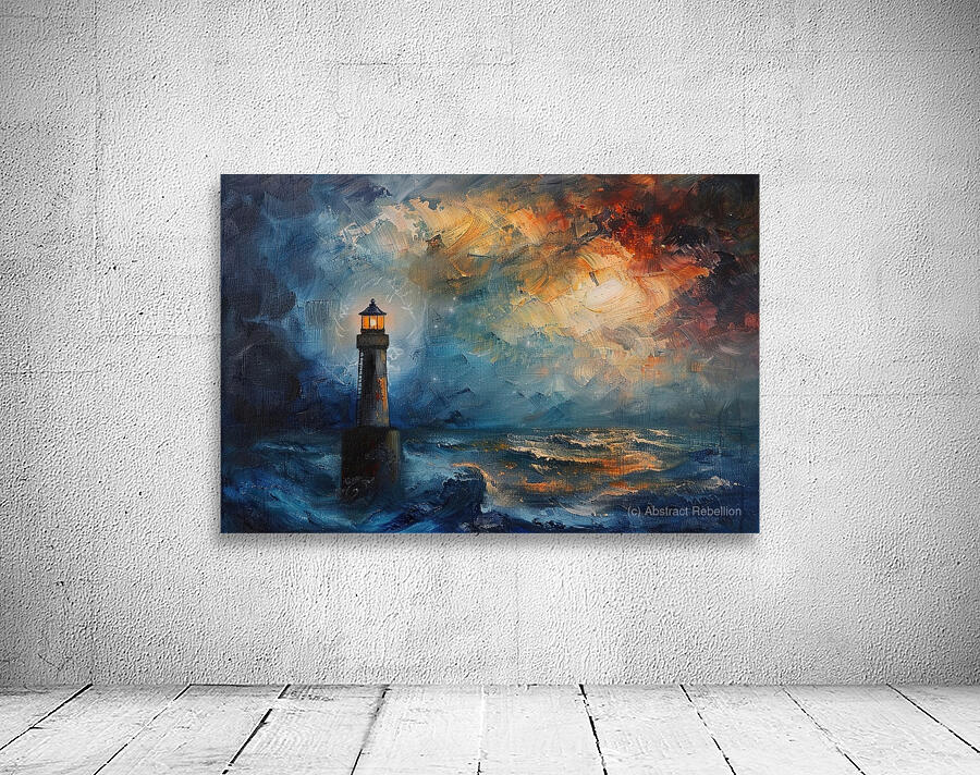 Beacon of Hope Amidst Storm Z92H5N 55 Wall Preview