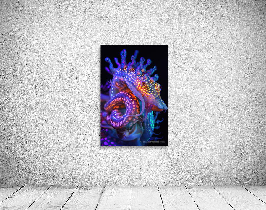 Bioluminescent Seahorse 92D3H7 69 Wall Preview