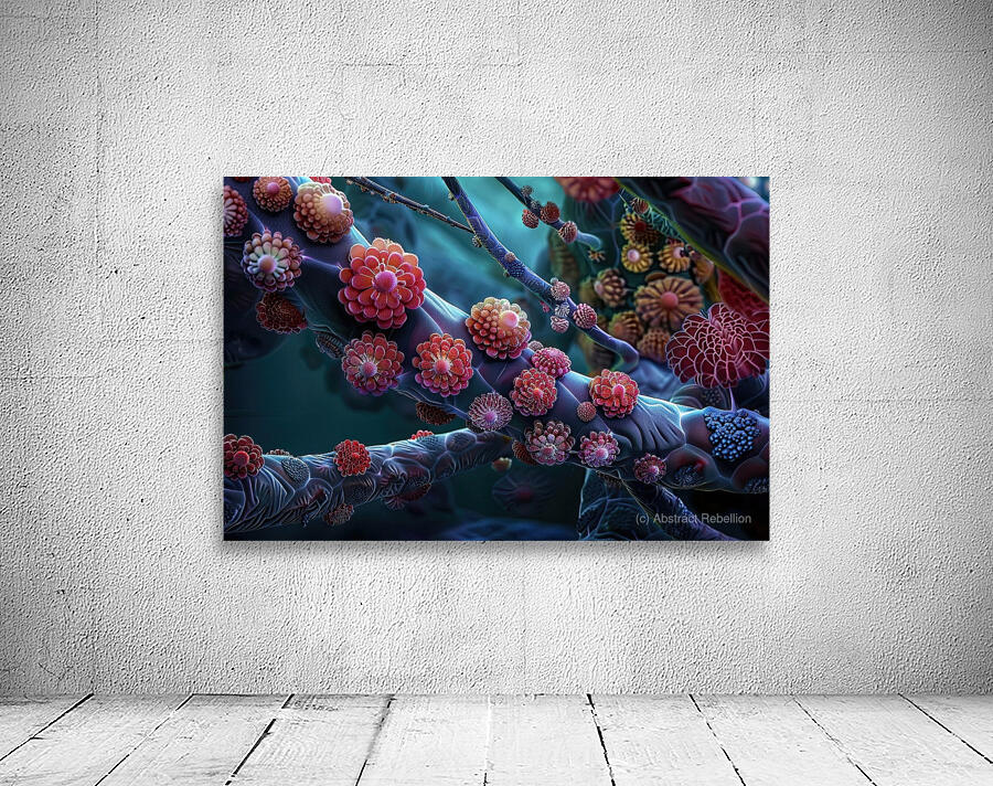 Biomorphic Bloom 7H29P4 45 Wall Preview