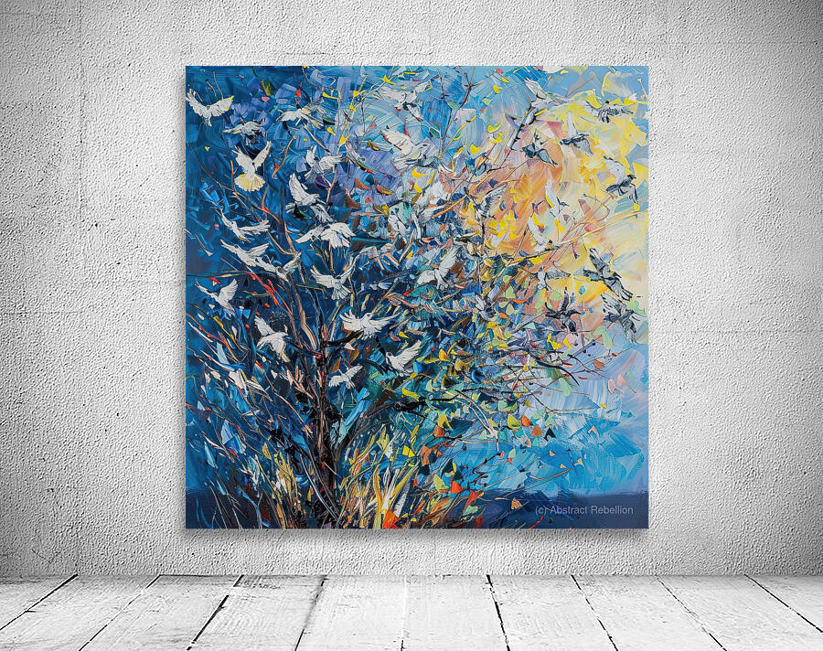 Birds Take Flight 7892AB 52 Wall Preview