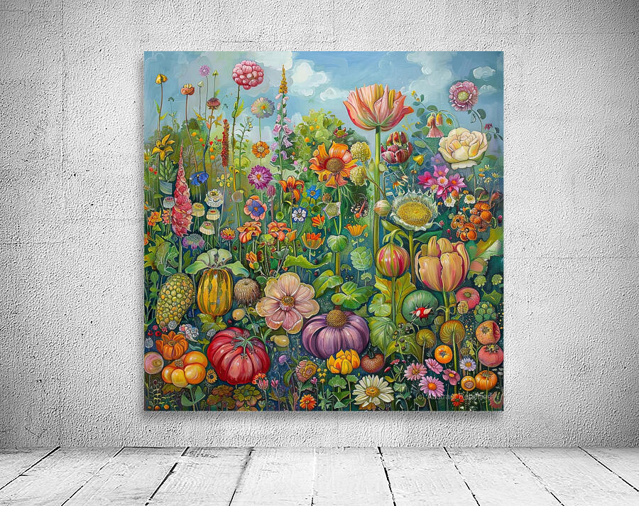 Blooming Garden Rhapsody H3N9B2 58 Wall Preview