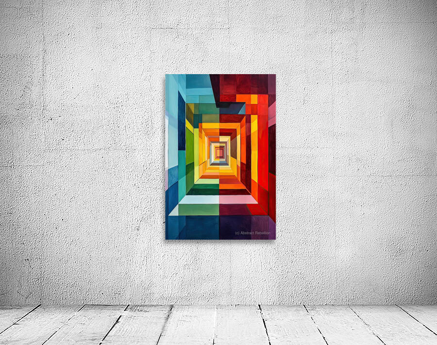 Chromatic Convergence H2N9P4 65 Wall Preview