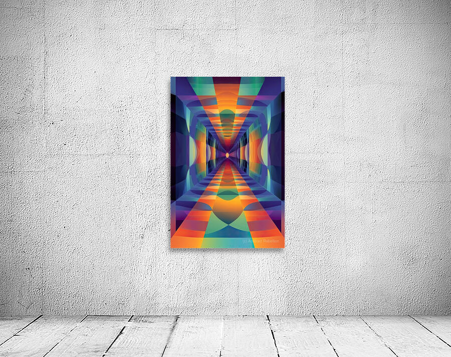 Chromatic Corridor NV9H7B 60 Wall Preview