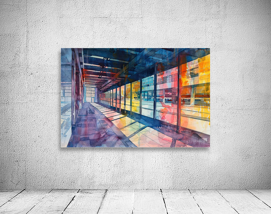 Chromatic Corridor Y2K93H 52 Wall Preview