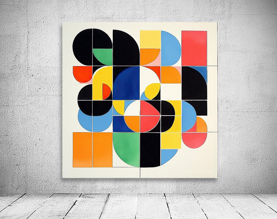 Chromatic Grid Interplay 5H2N9Z 60 Wall Preview