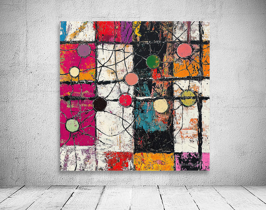 Chromatic Grid Interplay 92HJ8 55 Wall Preview