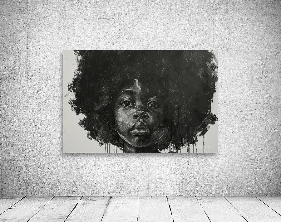 Afro Radiance Portrait 2398N 65 Wall Preview