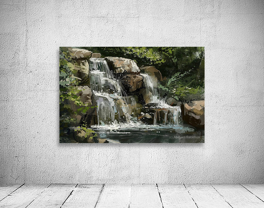 Cascading Waters Flow 2Y9N7J 45 Wall Preview