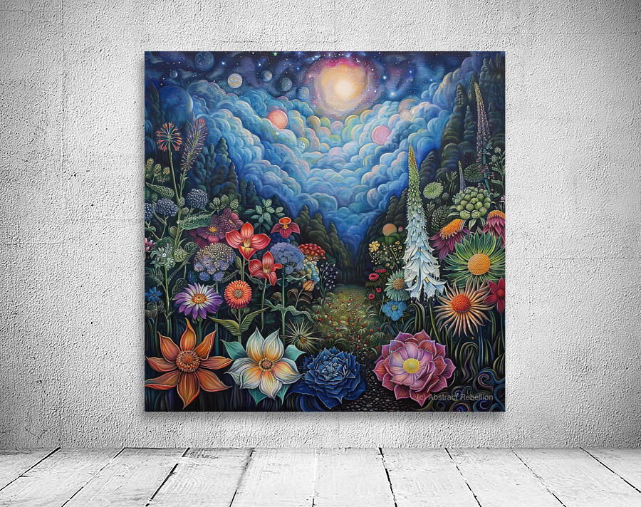 Celestial Bloom Path J9H4N2 60 Wall Preview