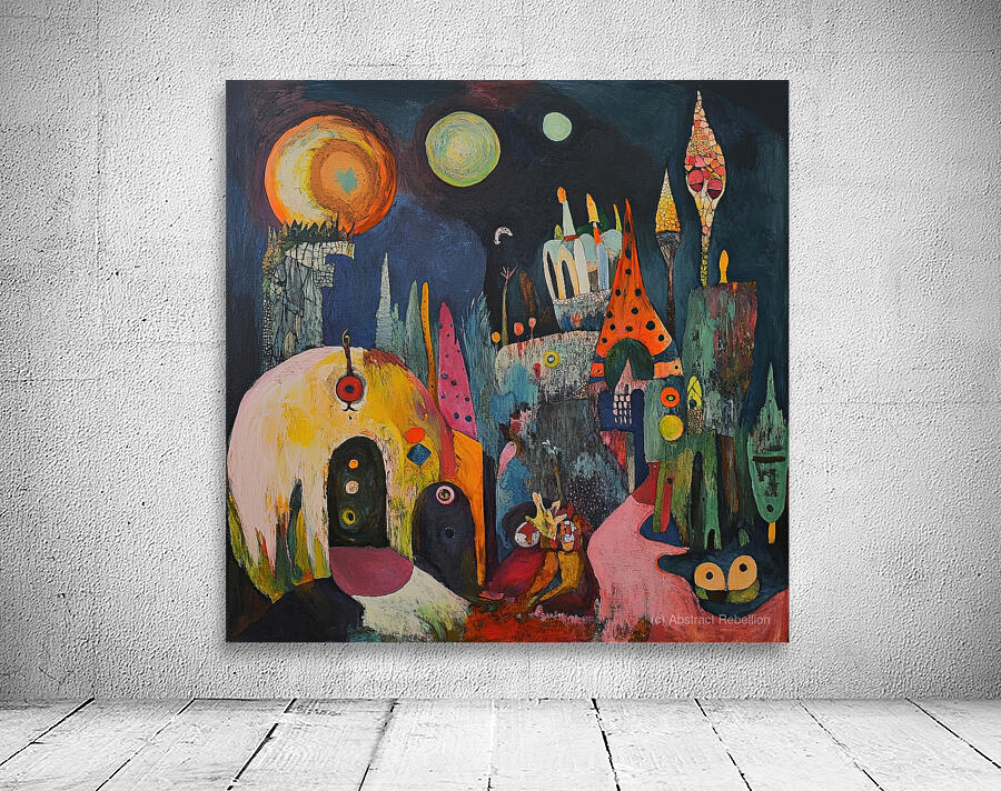 Celestial Cityscape Dream 78HJK 55 Wall Preview