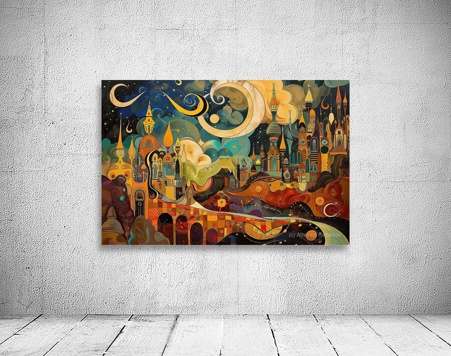 Celestial Cityscape Dream H92N3Z 62 Wall Preview