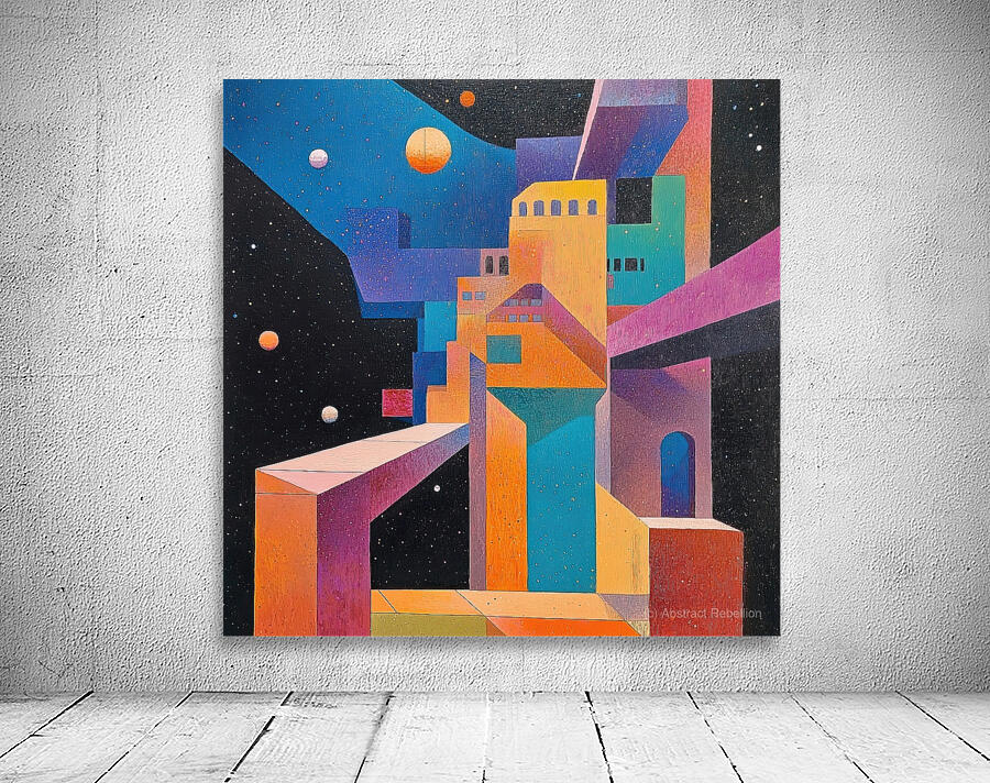 Celestial Cityscape K82H9N 55 Wall Preview