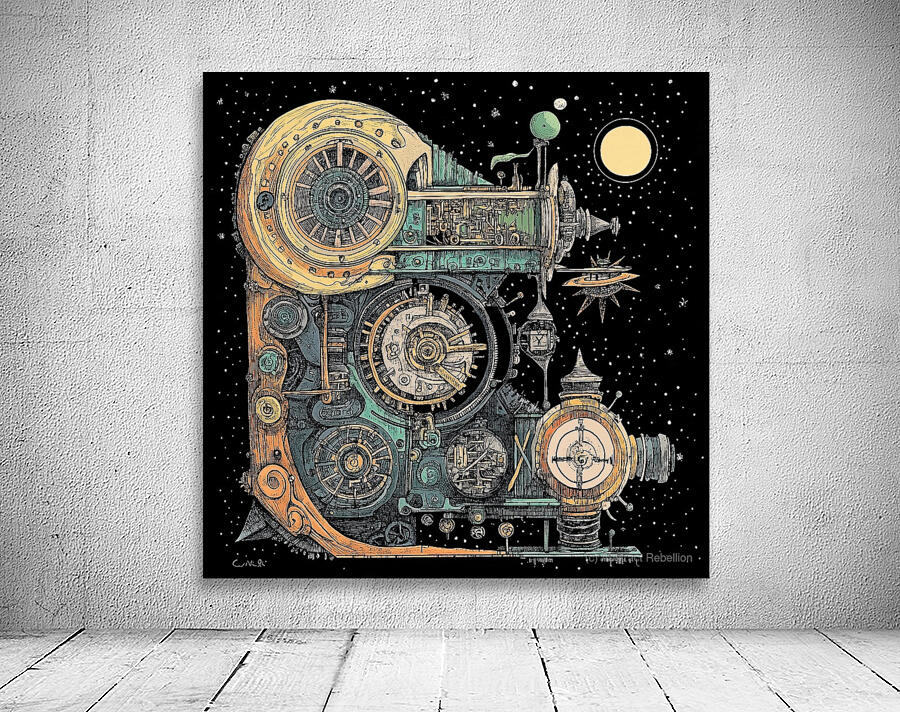 Celestial Clockwork Voyage H92N5Z 62 Wall Preview