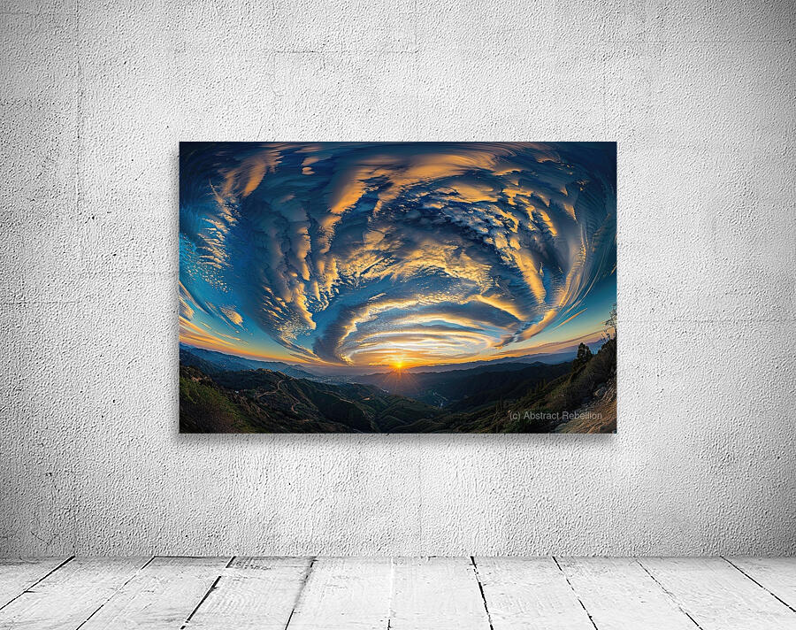 Celestial Vortex Sunset H2N9P4 68 Wall Preview