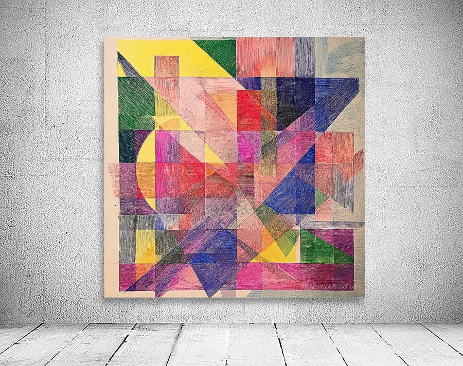 Chromatic Interplay 7H3N2Z 45 Wall Preview