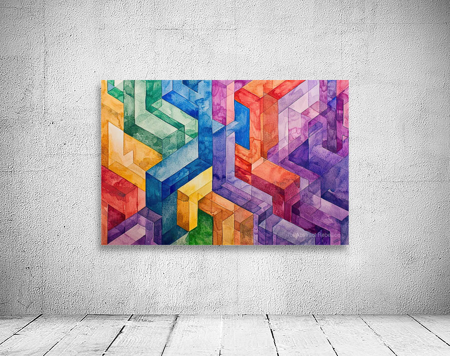 Chromatic Intersections 7H29P4 48 Wall Preview