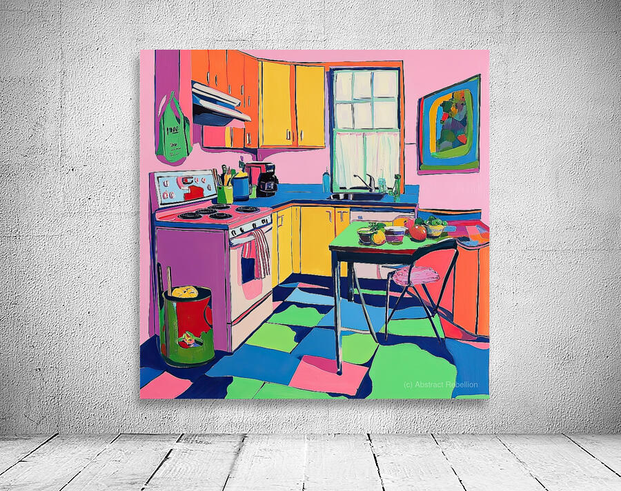 Chromatic Kitchen Still Life N9P2H7 55 Wall Preview